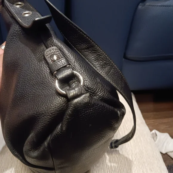 Coach Crossbody Black Leather Shoulder Bag